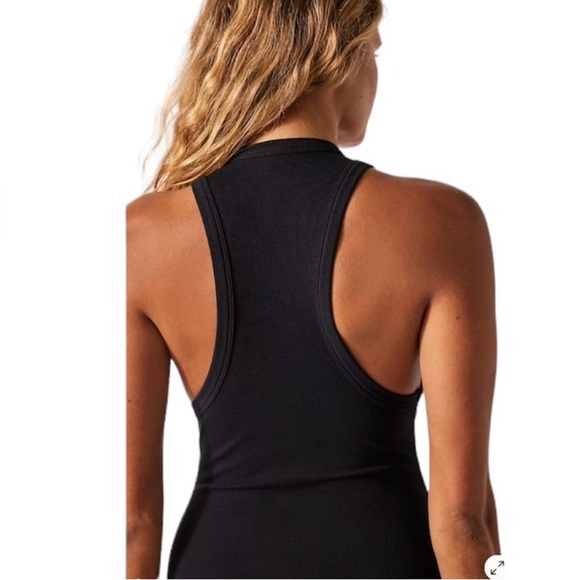 Intimately by Free People FP Brexley Ribbed Thong Bodysuit Black Size Small - Picture 3 of 14
